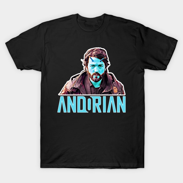 Cardcassian Andorian - Mashup T-Shirt by RetroZest